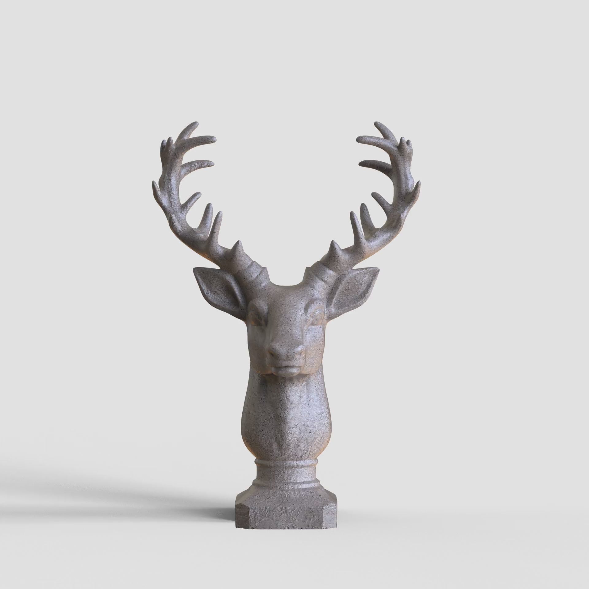 Load video: Deer Sculpture STL - 3D Model