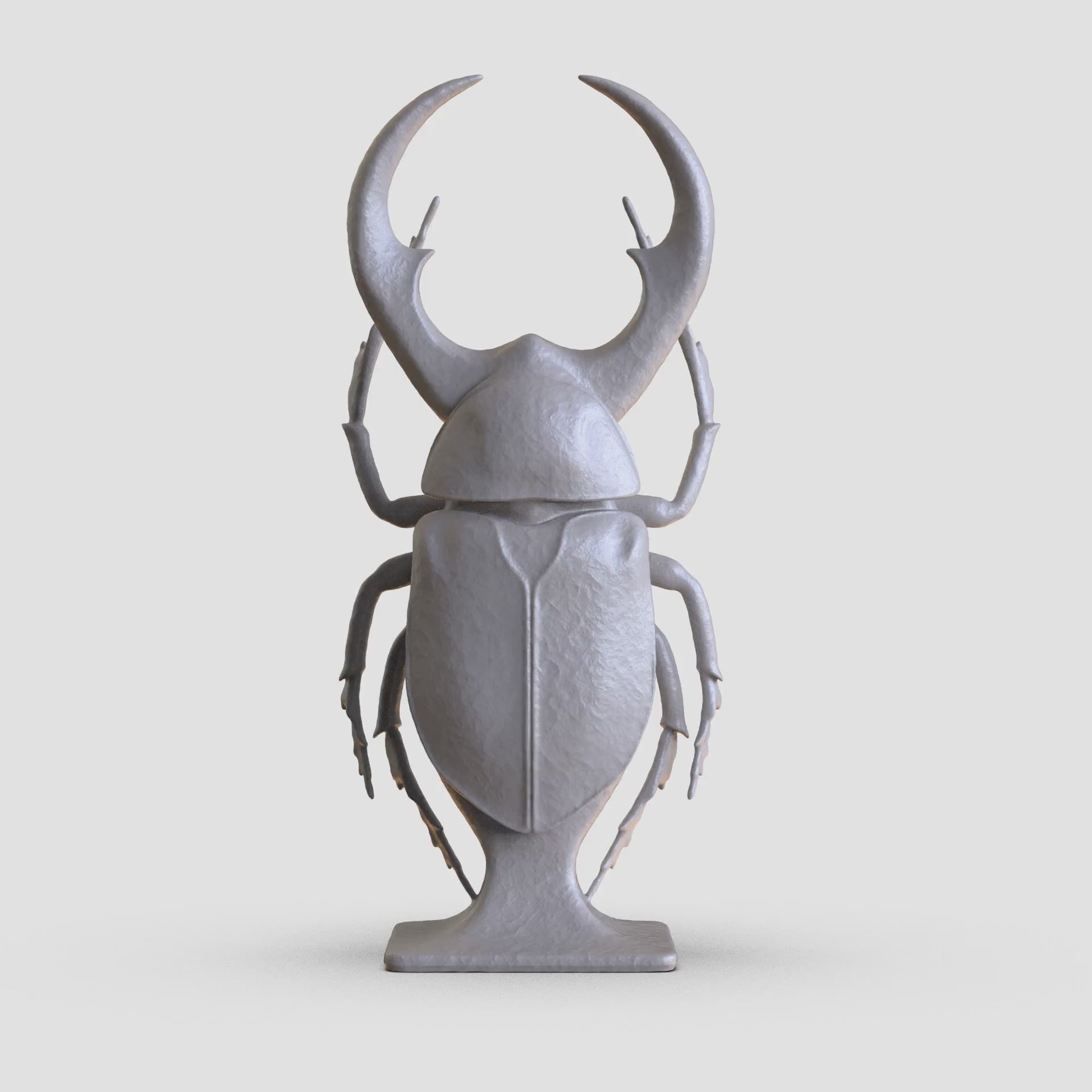 Load video: Beetle Statue STL - 3D Model