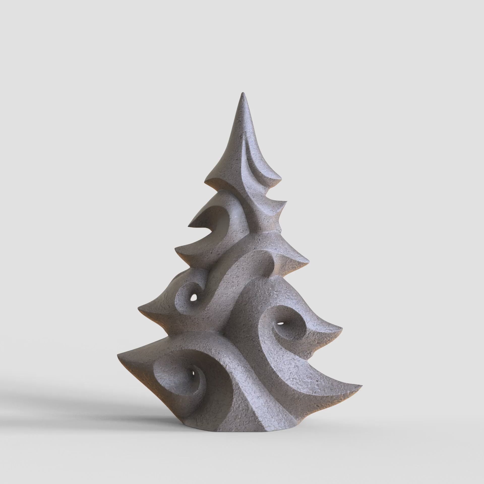 Load video: Xmas Tree Swirl STL - 3D Model